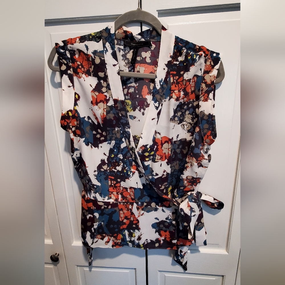 BCBG wrap top from my mother's closet!